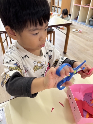 はじめてのはさみ☆