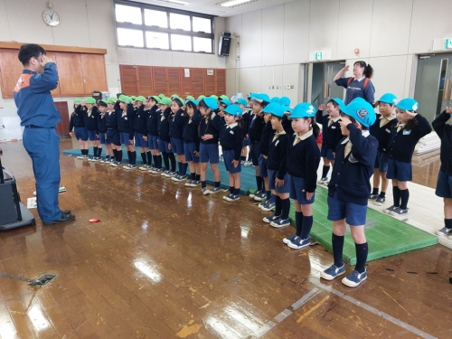 消防署見学　年長