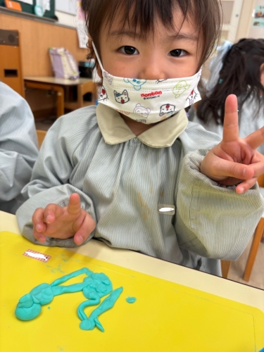 ことり組での最後の粘土